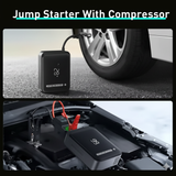 Baseus 2 In 1 Car Jump Starter Power Bank Air Compressor Inflator Pump 1000A Portable Power Station Car Battery Charger Booster