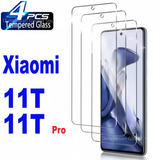 2Pcs/4Pcs 9H Tempered Glass For Xiaomi 11T / 11T Pro Screen Protector Glass Film