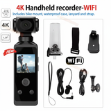 4K / 5K Ultra HD WIFI Action Camera 270° Rotatable Mini Sports Cam Waterproof Case Helmet Travel Bicycle Driver Recorder 1080P