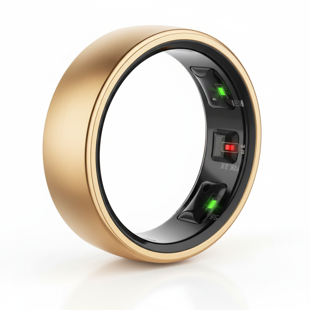 Uhoofit R10 Smart Ring with Charging Dock Men Women Health Sleep Heart Rate Monitoring IP68 & 5ATM Waterproof Multi-sport Mode