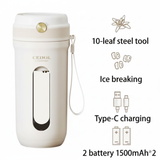 4/10 Blades Electric Portable Blender 350ML Juicer Fruit Mixers USB Rechargeable Smoothie Juicer Cup Squeezer Juice Maker
