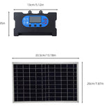 20W 18V Outdoor Solar Charger 18V 10W Flexible Solar Panel Kit with10A controller For Travel Camping Phone Car Battery Generator