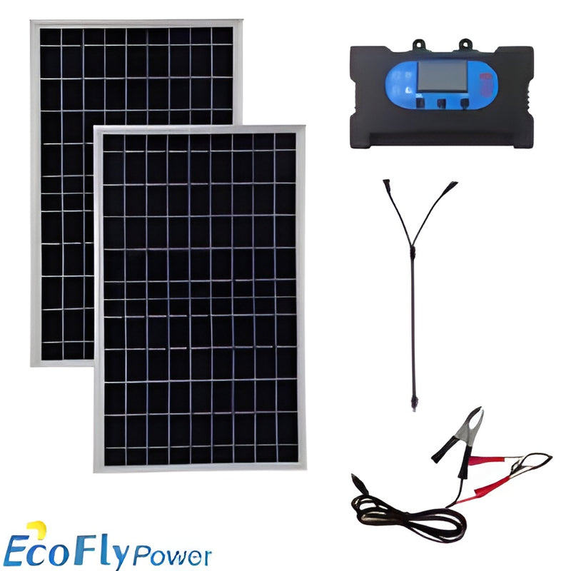 20W 18V Outdoor Solar Charger 18V 10W Flexible Solar Panel Kit with10A controller For Travel Camping Phone Car Battery Generator