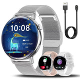 New 1.32" Full Touch Sports Smart Watch — Call Function, Fitness Tracking, Step Count&Calorie Calc, Sports Modes, Message Alerts, 360P Display, USB Charging, Alloy Body, 500mAh Battery, Wireless, Dialing & Wallpaper, Music, Remote Camera, Android & iPhone