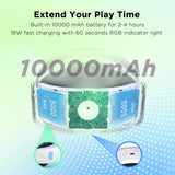 10000mAh Battery Comfort Head Strap For Meta Quest 3/3s Replacement Elite Strap PD18W Charging Enhanced Playtime, Carrying Case