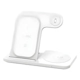 30W LED Fast Wireless Charger Stand 3 in 1 Foldable Charging Station For iPhone 15 14 13 12 11 Apple Watch 9 8 7 6 5 Air pods Pro